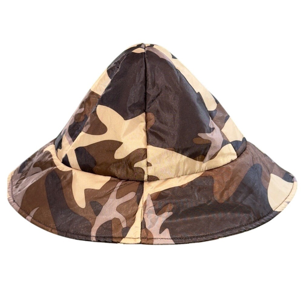 Baby‎ Toddler Camo Bucket Hat Brown Tan Camouflage Sun Hat with Chin Strap